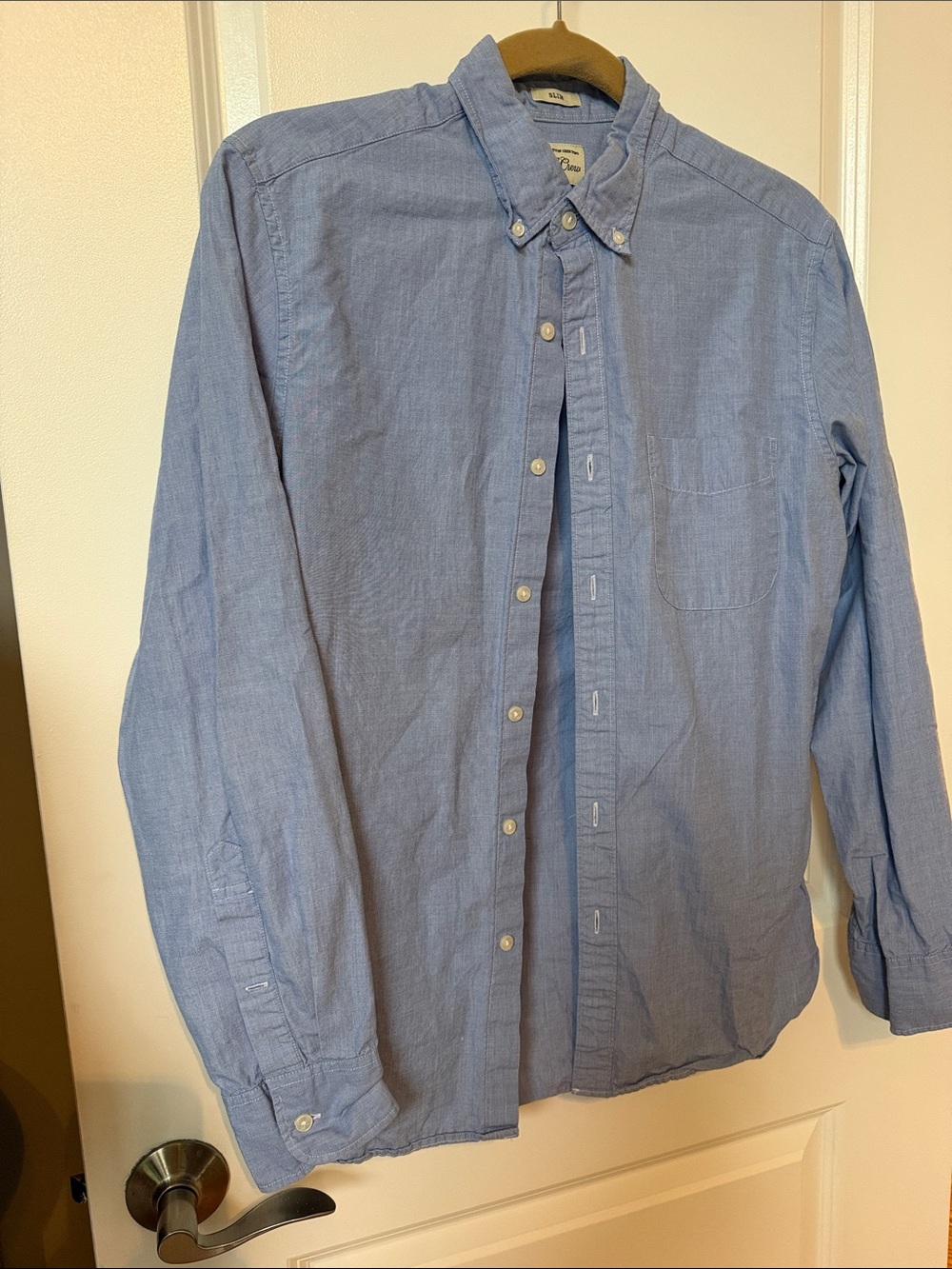 J. Crew Light Blue Oxford Button-Down Shirt